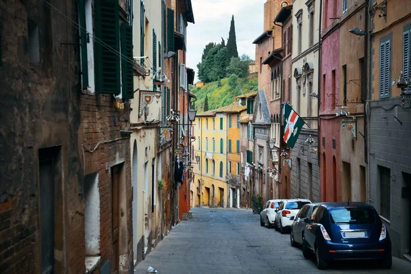 Siena vista de calle — Foto de Stock