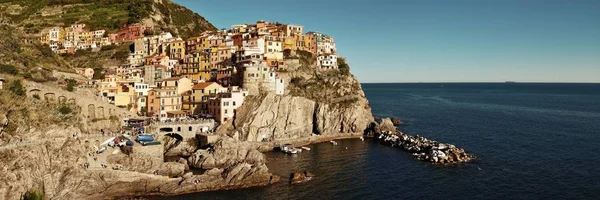 Cinque Terre 'de Manarola Panoraması 