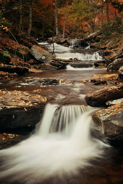 Őszi park vízesések — Stock Fotó