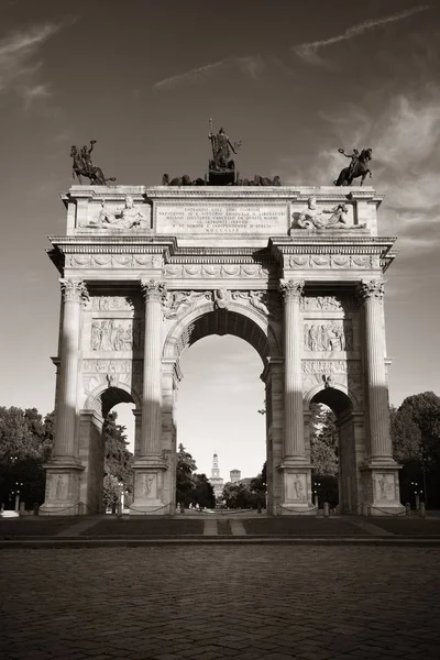 Arco de la Paz Milán — Foto de Stock