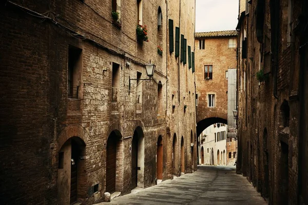 Siena vista de calle —  Fotos de Stock