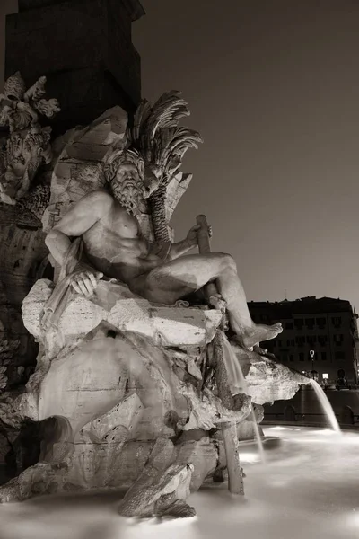 Fontana dei Quattro Fiumi — Φωτογραφία Αρχείου