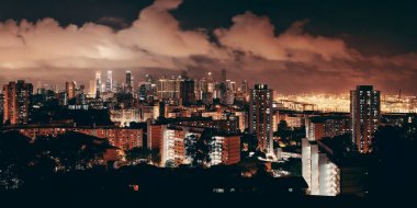 MT faber görüntülendi Singapur manzarası 