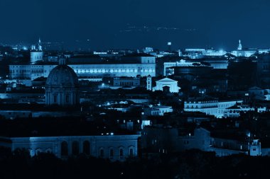 Roma gece görünümü mavi