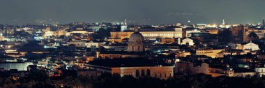 Roma manzarası gece görünümü