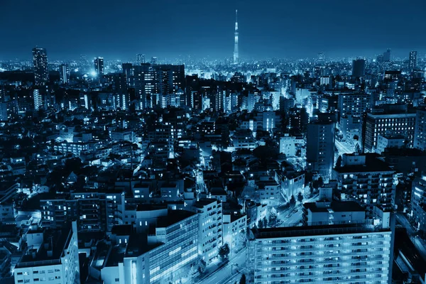 Tóquio Skytree e horizonte urbano — Fotografia de Stock
