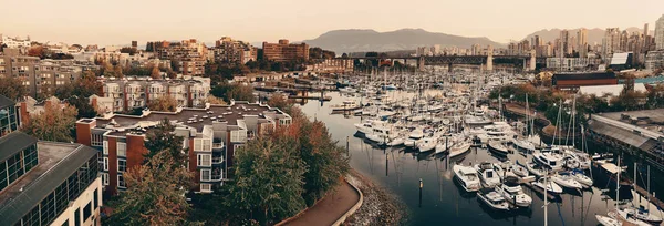 Vista sul porto di Vancouver — Foto Stock