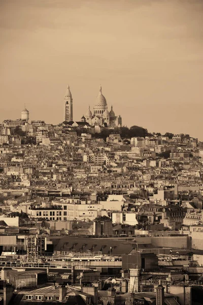 Paris rooftop vy — Stockfoto