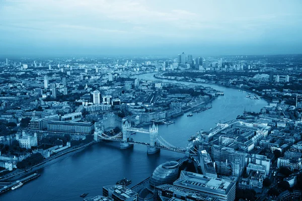 伦敦屋顶视图全景 — 图库照片