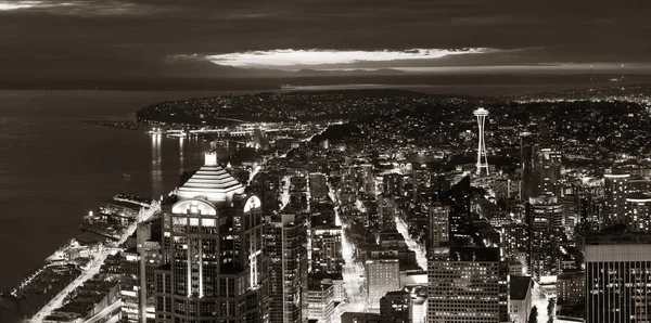Panorama do telhado de Seattle — Fotografia de Stock