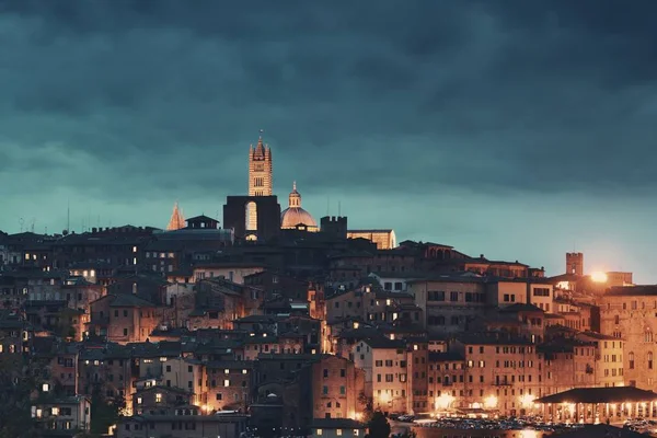 Soirée cathédrale de Sienne — Photo