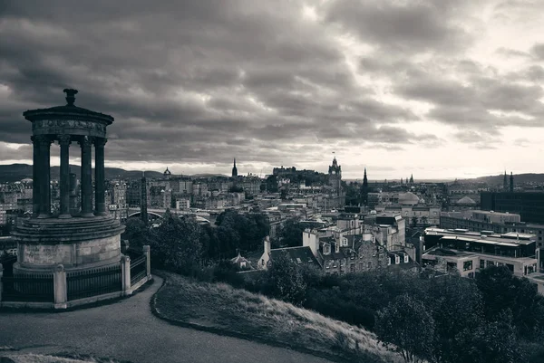 Edinburgh city skyline viewed from Calton Hill — Stock Photo, Image