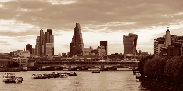 Panorama del paesaggio urbano di Londra — Foto Stock