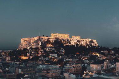 Atina rooftops manzarası 