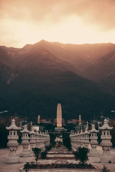 Antike Pagode in der Stadt Dali — Stockfoto