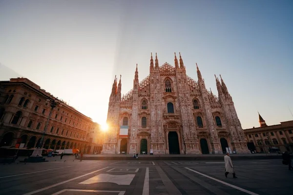 Міланський собор квадратний — стокове фото