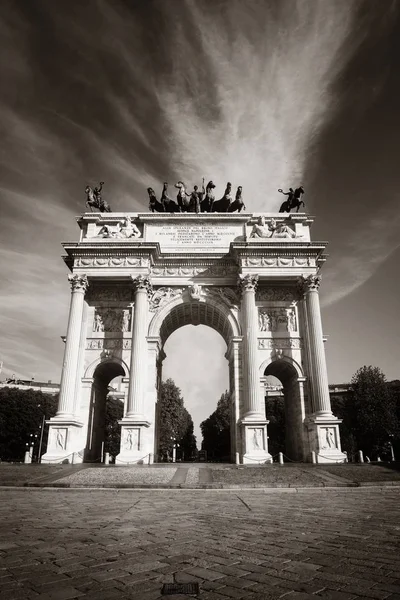 Arco della Pace Milano — Foto Stock