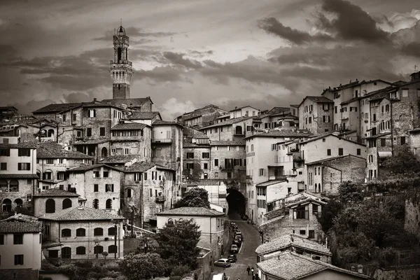 Ciudad medieval Siena skyline —  Fotos de Stock