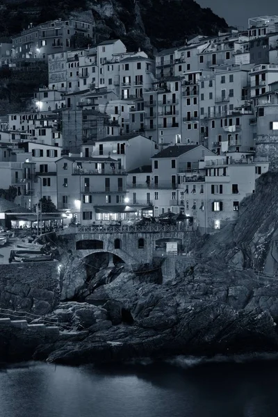 Cinque Terre in de nacht — Stockfoto