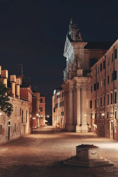 Venice alley at night — Stock Photo, Image