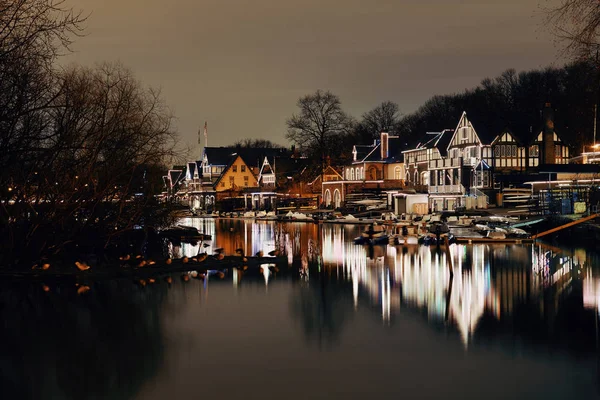 Boathouse Row en Filadelfia —  Fotos de Stock