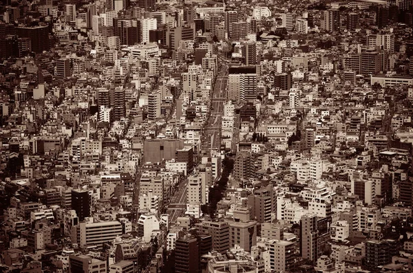 Tokyo vue sur le toit urbain — Photo