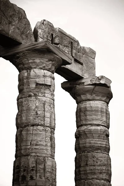 Ruiny świątyni Posejdona — Zdjęcie stockowe