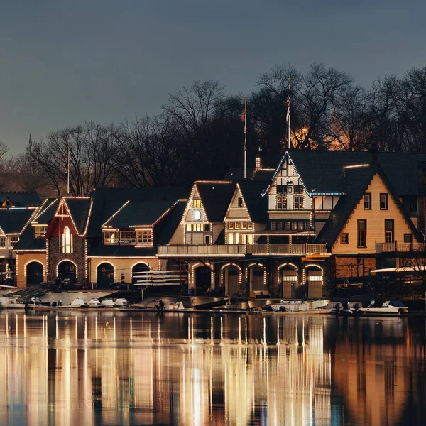 Boathouse rad i Philadelphia — Stockfoto