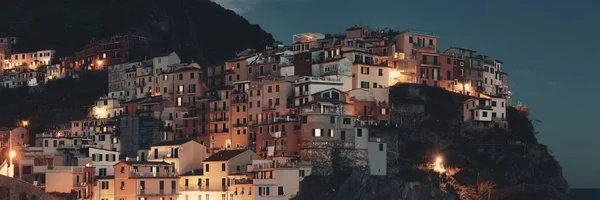 在渔村 manarola — 图库照片