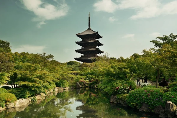 Historisches Gebäude in Kyoto — Stockfoto