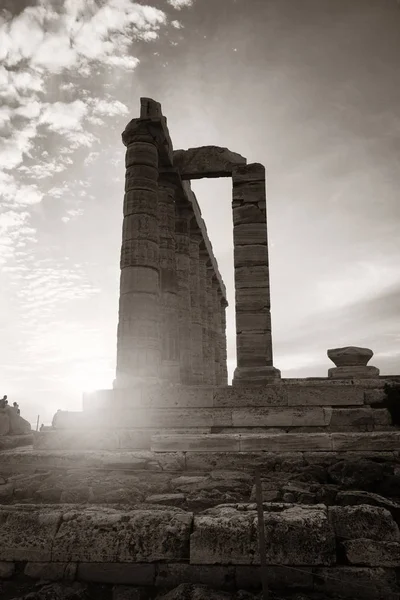 Ruïnes van de tempel van Poseidon — Stockfoto