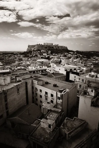 Αθήνα στέγες στο skyline — Φωτογραφία Αρχείου