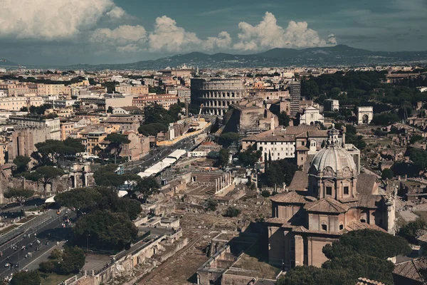 Roma vista para o telhado — Fotografia de Stock