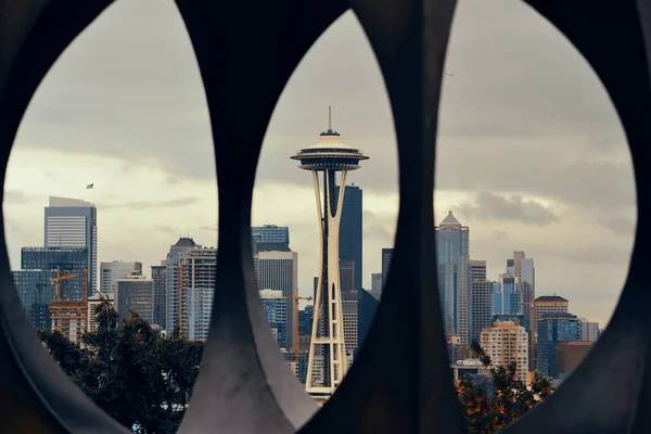 Uitzicht op de stad Seattle — Stockfoto