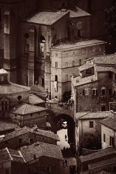 Vista para o telhado de Siena — Fotografia de Stock