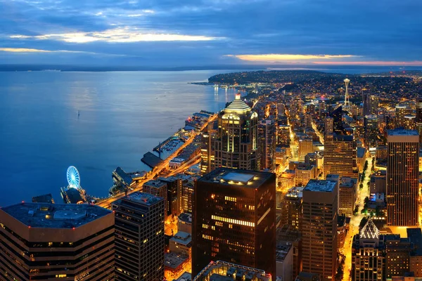 Seattle panorama de la azotea —  Fotos de Stock
