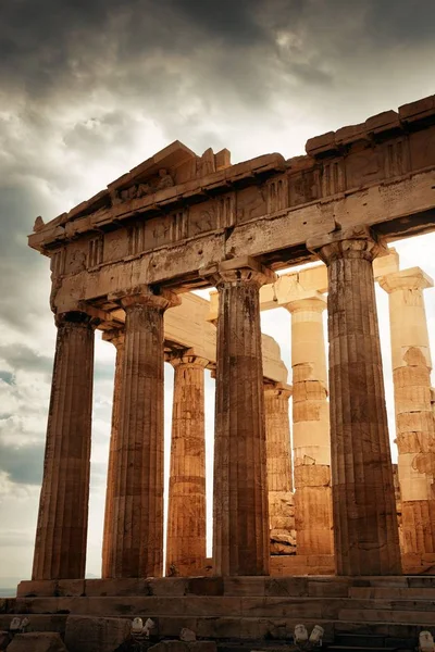 Templo del Partenón en la Acrópolis — Foto de Stock