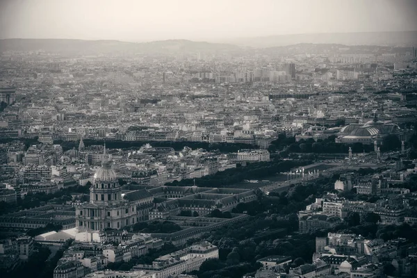 巴黎市天台视图 — 图库照片