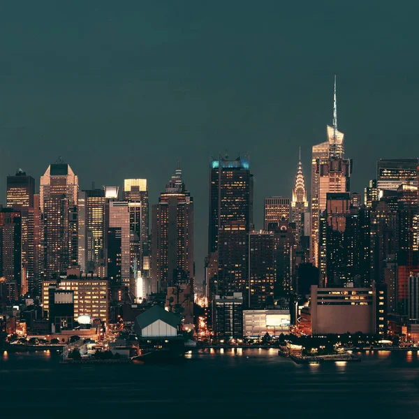 미드타운 맨해튼 스카이 라인 — 스톡 사진