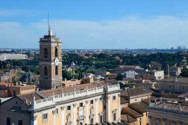 güzel bir şehir çatı görünümü