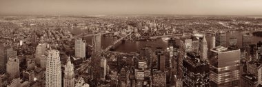 Manhattan şehir manzarası 