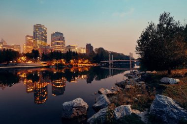 Modern Calgary cityscape