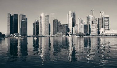 Singapur manzarası binalar