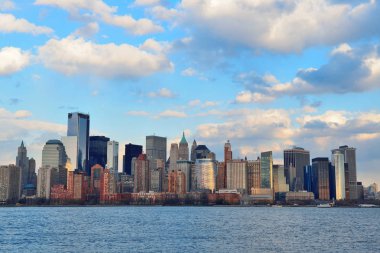 Manhattan kent gökdelenler ile