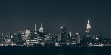 Manhattan kent gökdelenler ile