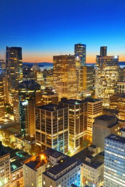 tarihsel mimarileri ile çatı görünümü.