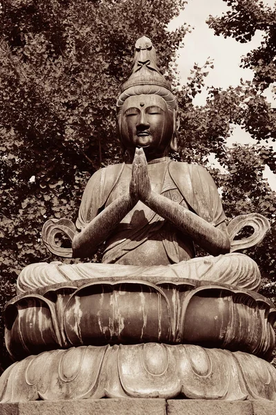 Buddha en el templo de Sensoji — Foto de Stock