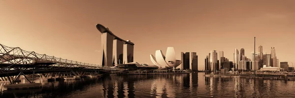 Skyline Singapur con edificios —  Fotos de Stock