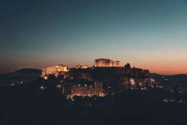希腊雅典天际线 — 图库照片
