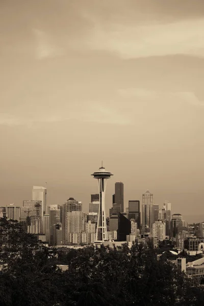 Panorama města Seattle — Stock fotografie